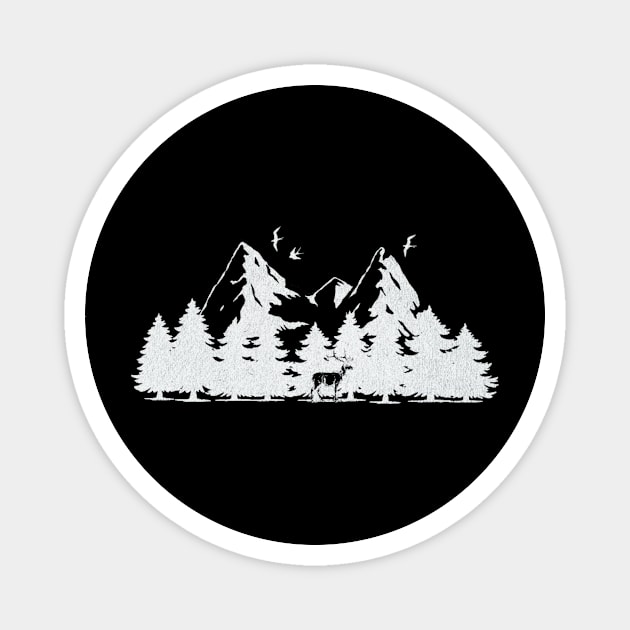 nature inspired wilderness Magnet by ZEREP